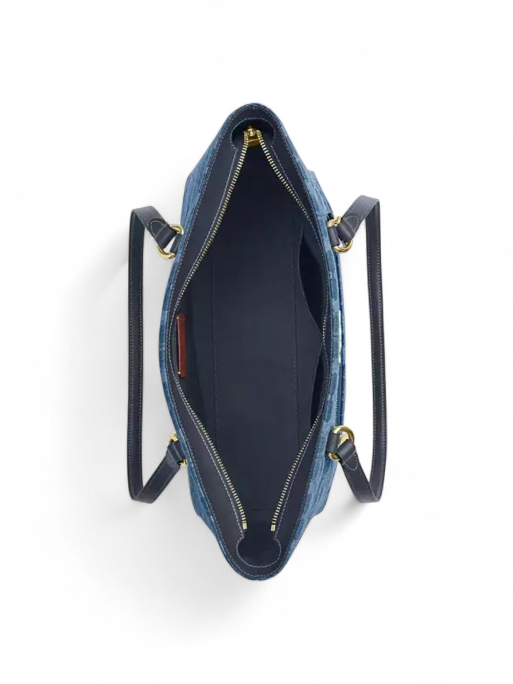 Coach Denim Blue  Signature Jacquard Tote Bag - Picture 4 of 7